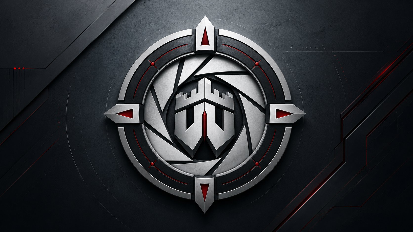 No Such Machine official banner with circular aperture compass and central bastion mark